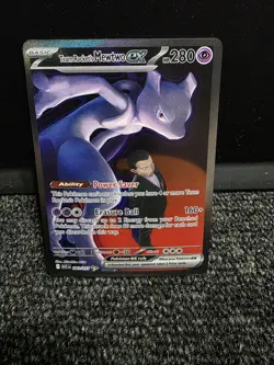 Team Rocket's Mewtwo EX 281/217 Secret Rare Ascended Heroes Pokemon TCG NM - Image 1