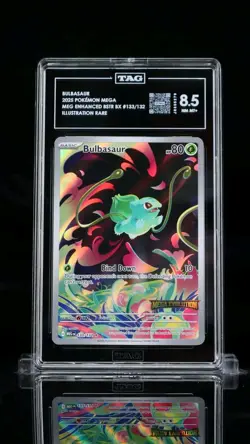 Tag 8.5 Bulbasaur 2025 Pokemon mega stamped #133/132 - Image 1