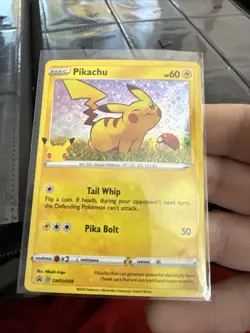 Pokemon Pikachu SWSH039 Sword & Shield Promo Holo 60 HP Basic T280 - Image 1