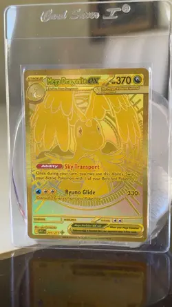 Mega Dragonite Ex 295/217 GOLD HYPER RARE POKEMON ASCENDED HEROES - Image 1
