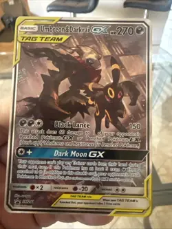 Pokemon TCG Umbreon & Darkrai GX SM241 Sun & Moon Promo Mint - Image 1