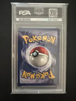 1999 POKEMON GAME MOVIE PROMO #5 DRAGONITE PSA 8 - Image 2