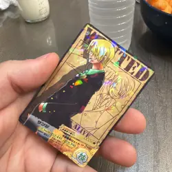 One Piece AR Carddass Sanji Wanted! No. 02-10 Berry Match 2011 Bandai - Image 1