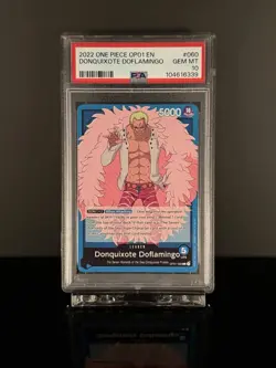 ✅Donquixote Doflamingo (060) OP01-060 Romance Dawn One Piece TCG PSA 10 - Image 1
