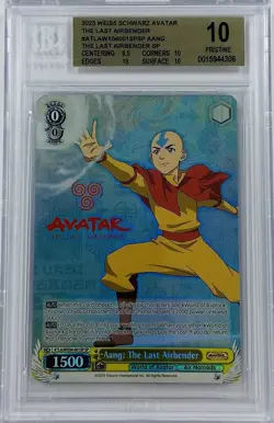 Weiss Schwarz Avatar The Last Airbender Aang ATLA/WX04-001SP Foil Signed BGS 10 - Image 1