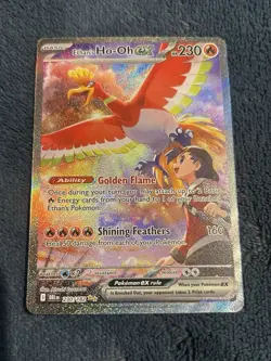 Pokemon TCG Ethan's Ho-Oh EX Sir 230/182 Destined Rivals Mint/Nm Condition - Image 1