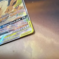Pokemon TCG Eevee & Snorlax GX SM Promo Holo Card SM169 270HP TAG TEAM Basic - Image 5