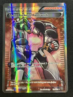 Pokemon XY Fates Collide Team Rockets Handiwork 124/125 Trainer Card FAST SHIP! - Image 1