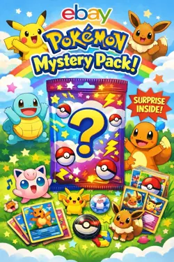 Pokemon TCG Mystery Pack X 10 Hit Cards ENGLISH ONLY PACK FRESH CHARIZARD CHANCE - Image 1