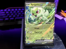 SPRIGATITO EX PROMO HOLO 087 SCARLET & VIOLET PROMO POKEMON NM - Image 1
