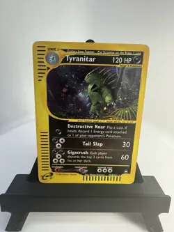 Pokemon Tyranitar Aquapolis Holo Rare #H28/H32 120 HP Stage 2 2002 English - Image 1