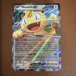 Pokemon Tcg Meowth EX 062/088 Double Rare Perfect Order - Image 1