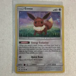 Pokemon Eevee 101/149 SM Base Set Holo Common Basic 60 HP Normal Card - Image 3