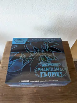 Sealed In Hand Pokemon TCG Mega Evolution Phantasmal Flames ETB - Image 1