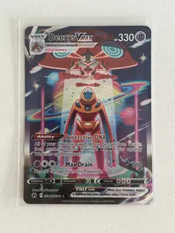 2023 Pokemon Sword & Shield Crown Zenith Galarian Gallery #GG45/GG70 Deoxys VMAX - Image 1