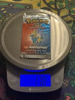 HEAVY Pokemon EX Ruby & Sapphire Booster Pack Manectric - Factory Sealed/New! 💎 - Image 1