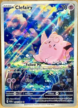 Clefairy 094/088 Me: Perfect Order Illustration Rare Full Art Holo Pokemon TCG - Image 1