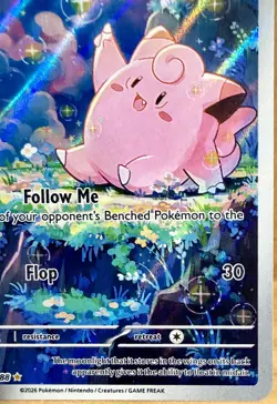 Clefairy 094/088 Me: Perfect Order Illustration Rare Full Art Holo Pokemon TCG - Image 4