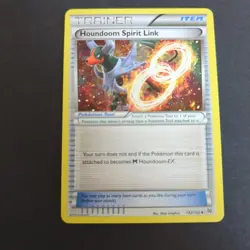 2015 Pokemon Houndoom Spirit Link 142/162 XY Breakthrough Regular - Image 1
