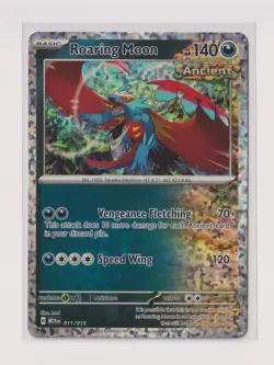 Pokemon McDonald's Promos 2024 #011/015 Roaring Moon Holo - Image 1