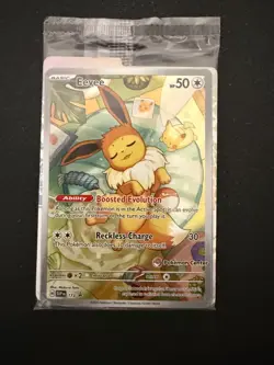 Pokemon TCG - Eevee SVP173 + Ns Zekrom MEP031 Pokemon Center Stamped - Sealed - Image 3