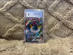 Pokemon Vaporeon VMAX Evolving Skies #030/203 Holo CGC 9 Graded - Image 1