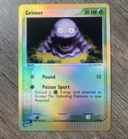 Pokemon Grimer EX Dragon Reverse Holo #57/97 - Image 1