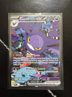 Team Rocket's Crobat EX 234/182 SAR Full Art Holo Sv10: Destined Rivals Pokemon - Image 1