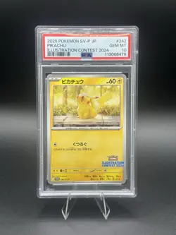 The Pokemon Company Pikachu 242/SV-P Promo SV-P Japanese PSA 10 - Image 1