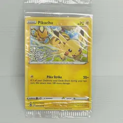Pokemon TCG Holiday Calendar 049/195 Pikachu Festive Stamp Promo NEW NM - Image 3