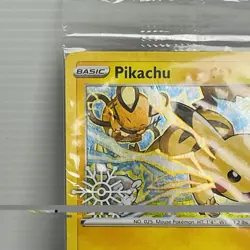 Pokemon TCG Holiday Calendar 049/195 Pikachu Festive Stamp Promo NEW NM - Image 4