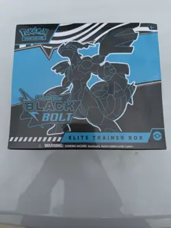 Pokemon TCG Scarlet & Violet Black Bolt Elite Trainer Box SEALED ETB - Image 1