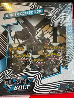 Pokemon Black Bolt White Flare Binder + Poster Collection 2-Pack Sealed - Image 2