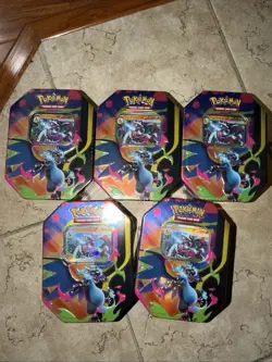 Pokemon TCG Mega Charizard EX Tins Case Of 6x Charizard X & Y - Image 3