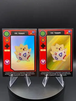 2025 POKEMON POKEDEX Kanto Peru Edition Silver & Gold Holo - Togepi #175 - Image 1