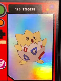 2025 POKEMON POKEDEX Kanto Peru Edition Silver & Gold Holo - Togepi #175 - Image 4