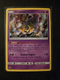Pokemon Giratina 97/214 [SM-Lost Thunder] Holo Rare 130 HP Shadow Impact - Image 1
