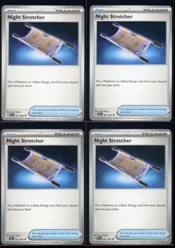 4x Night Stretcher Playset x4 061/064 Shrouded Fable Pokemon TCG NM - Image 1