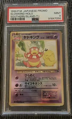 Pokemon 1999 P.M. Japanese Promo Slowking-Holo Southern Island T.I. PSA 9 - Image 1