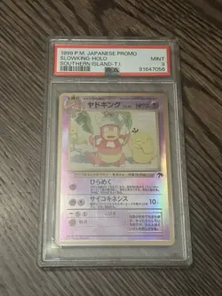 Pokemon 1999 P.M. Japanese Promo Slowking-Holo Southern Island T.I. PSA 9 - Image 3