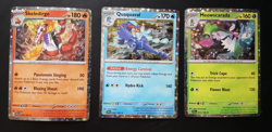Pokemon Meowscarada Skeledirge Quaquaval Sparkle [Set of 3] Exclusive Holo Promo - Image 1