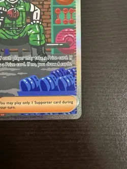 Pokemon TCG Lt Surge’s Bargain 185/132 Special Illustration Rare Mega Evolution - Image 5