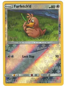 Farfetch'd 45/68 Hidden Fates Reverse Holo Uncommon Pokemon TCG - Image 1