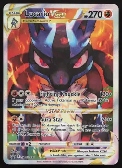Lucario VSTAR SWSH291 Holo SWSD Sword & Shield Promo Pokemon - NM - Image 1