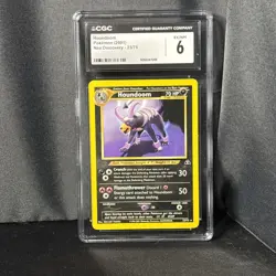 Houndoom Neo Discovery Unlimited Pokemon 23/75 CGC 6 EX/NM - Image 1