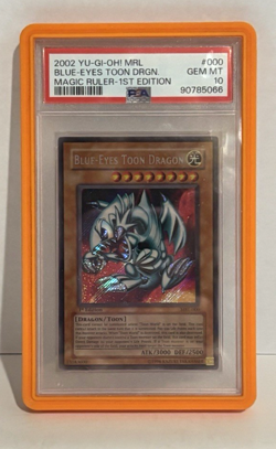 Yu-Gi-Oh! Blue-Eyes Toon Dragon Magic Ruler 1st Edition GEM MT 10 - Image 1