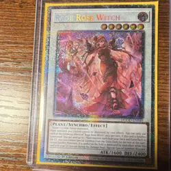 Yu-Gi-Oh! Rage Rose Witch DOOD-EN040 1st Ed Holo Synchro Effect ATK 1600 DEF 24… - Image 1