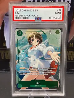 2025 One Piece English P-079 Lim Event Pack Vol. 6 PSA 9 MINT - Image 1