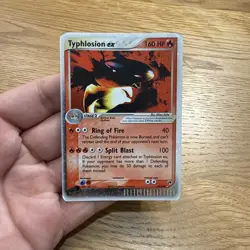 Typhlosion EX Sandstorm Ultra Rare Holo Pokemon TCG MP Moderately Played - Image 3
