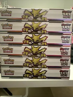 Pokemon Scarlet & Violet 151 Alakazam ex Collection Box Lot of 7 Promo English - Image 2